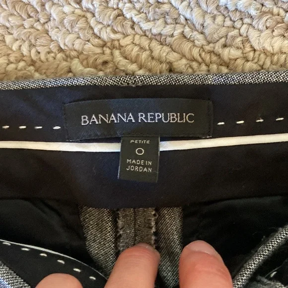 Banana Republic Sloan Skinny Pants sz 0P, dark grey - Picture 2 of 5